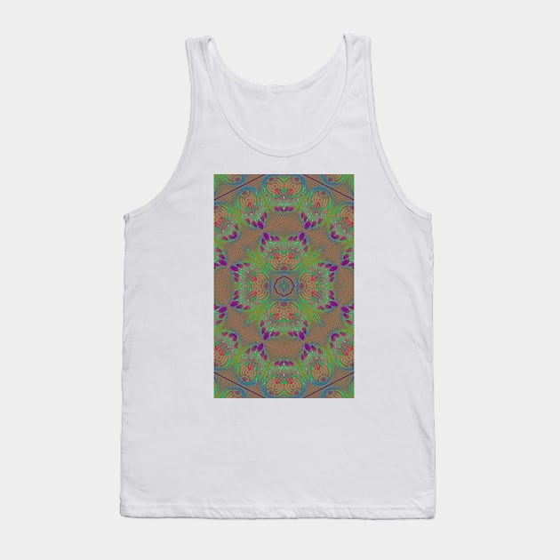 psychedelic dream catcher mandala Tank Top by indusdreaming